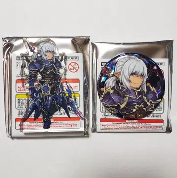 FF14 아크릴 블록 캔뱃지 2종 세트 에스티니안