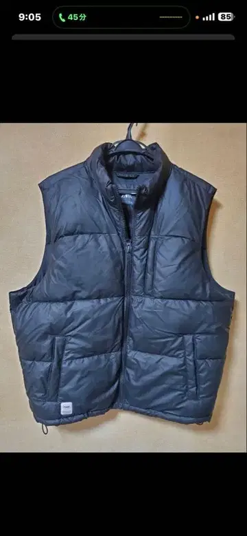 ZARA 블랙 다운 베스트