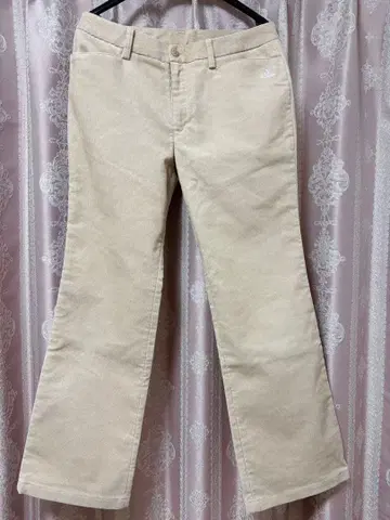 adidas 베이지 코듀로이 팬츠