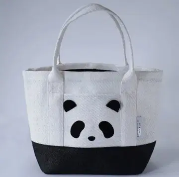 레어 ADVENTURE WORLD 팬더 토트 핸드백 페이퍼