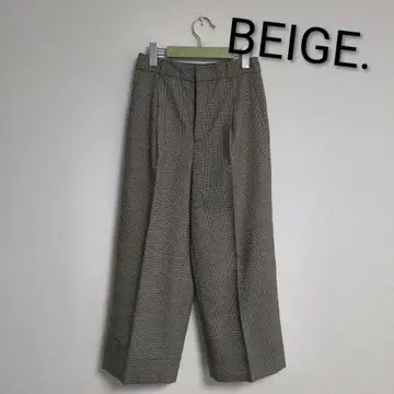 온워드 베이지 BEIGE, 턱 팬츠 와이드 팬츠 슬랙스