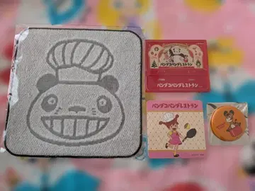 팬더 코팬더 레스토랑 캔 배지 & 아크릴 스탠드 & 미니 타월 코스터