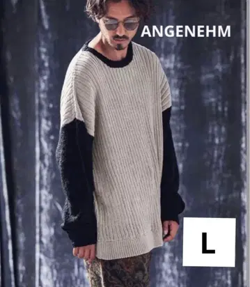 새상품 앙게네임 ANGENEHM 니트 와이드 실루엣