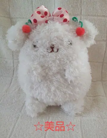 초레어! 폼폼푸딩 마카롱 체리 리본 봉제 인형 2014년제