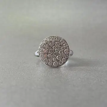 15호 모이사나이트 파베 반지