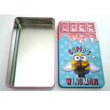 미니언즈 밥 틴 케이스 스틸캔 빈 캔 소품함
