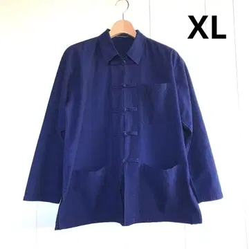 모어홈 셔츠 자켓 XL 인디고 태국 의류 커버올 작업복