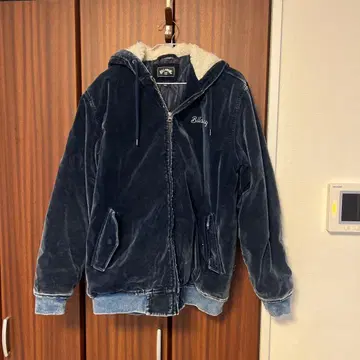 Billabong 후드 부착 점퍼 M 네이비