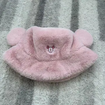 [ 새상품급 ] 미키마우스 귀 달린 핑크 모자 58cm