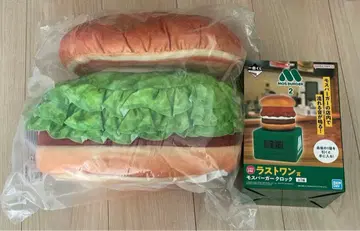 제일복권 모스버거 A상 티슈 케이스 라스트원상 모스버거 시계