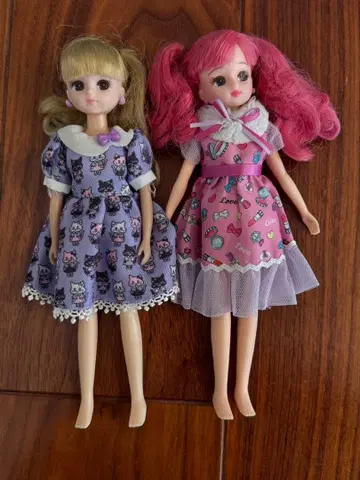 리카짱 LD-15 코스메틱 핑크 LD-09 고양이 코디 세트