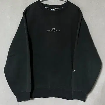 00s 타우칸 맨투맨 페이드 블랙 L 빈티지