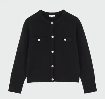 엑스트라 파인 메리노 미들 게이지 울 크루 가디건