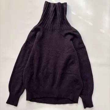 스픽 앤 스팬 캐시미어 울 터틀 풀오버 니트 브라운