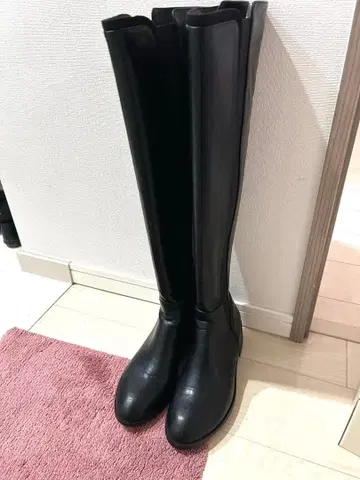 [ 새상품급 ] HIAND 니하이 부츠 블랙 25cm