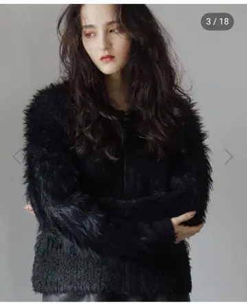 에스카 샤기 니트