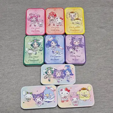 슬라이드캔 Yes! 프리큐어 5 GoGo! x 산리오 캐릭터즈 9종