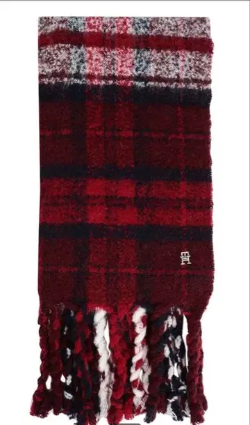 새상품 타미힐피거 체크 무늬 머플러