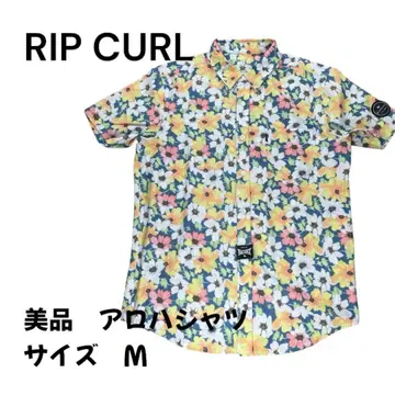 [ 새상품급 ] RIP CURL 립컬 아로하 셔츠 꽃무늬 M 사이즈