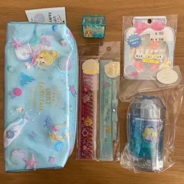 [ 미사용 ] 레어! 리틀 페어리 테일 문구 & 칫솔 세트