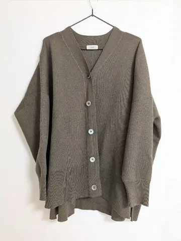 IENA 슈퍼 파인 스무스 판초 가디건 2022AW