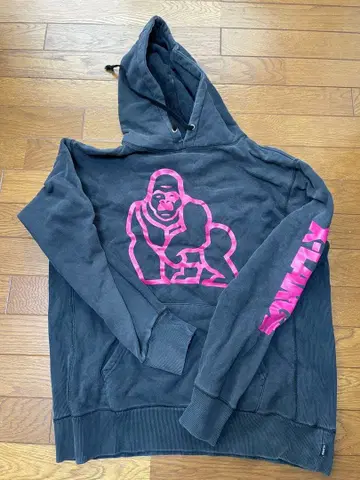 XLARGE 다크 그레이 후드티 L 사이즈