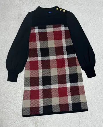 블루 레이블 크레스트브릿지 원피스 블랙 레드 블루 레이블