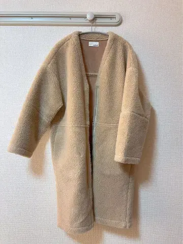 [ 새상품급 ] machatt 보아 코트 베이지