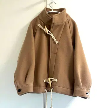 25AW [ HYKE ] 하이크 더블 페이스 울 하프 더플 코트 1