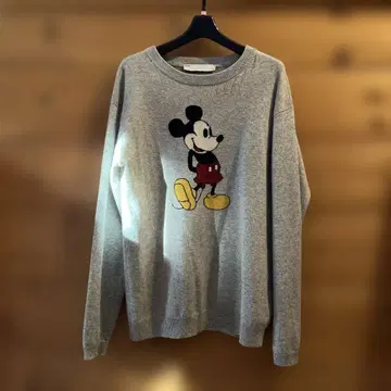 SHIPS 캐시미어 100% 미키 니트 스웨터