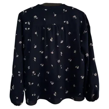 꽃무늬 네이비 긴팔 블라우스 사이즈 36