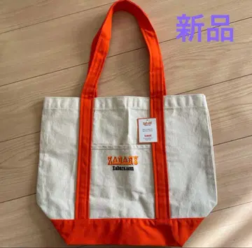 Zabar's 토트백 오렌지/크림