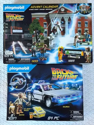 플레이모빌 백 투 더 퓨처 어드벤트 캘린더 & 데로리안
