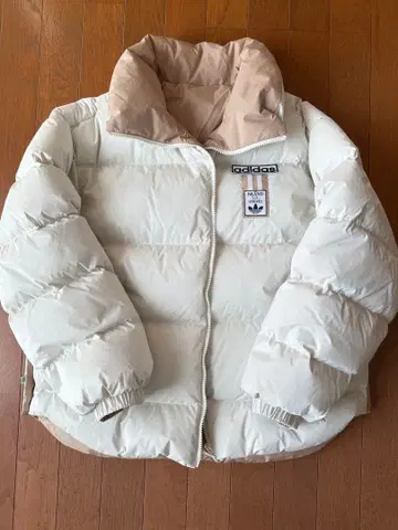 adidas 리버서블 다운 자켓 아우터 여성용 L