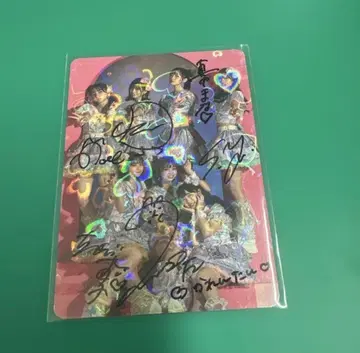 FRUITS ZIPPER 트레이딩 카드 친필 사인