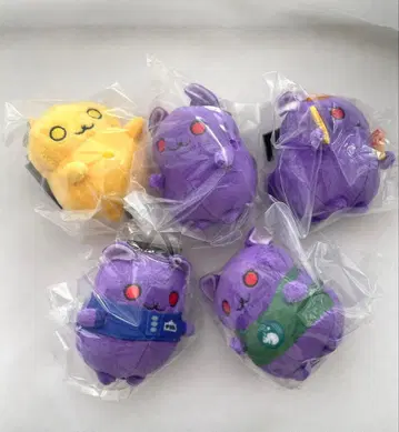 전 5종 컴프 치라즈 아트 치라 코스튬 봉제 인형 마스코트