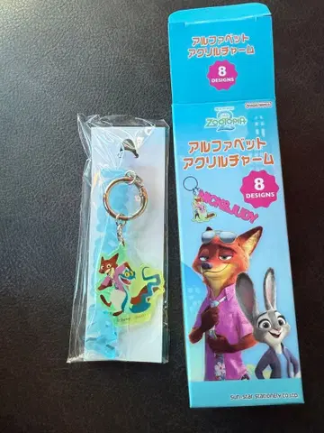 주토피아2 알파벳 아크릴 참 닉 와일드