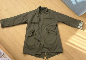 올리브색 모즈 코트 XS 사이즈