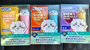 치이카와 VICKS 메디케이티드 드롭스 3개 세트
