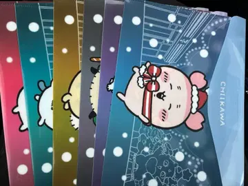 치이카와 (먼작귀) 세븐일레븐 오리지널 플랫 케이스 6개 세트