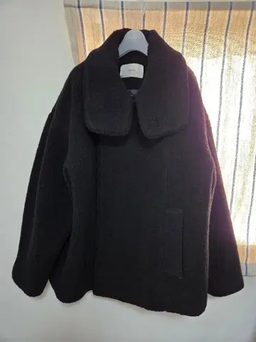 TODAYFUL 스탠드 카라 보아 자켓 블랙 36