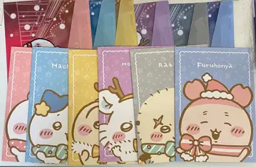 세븐 치이카와 A5 노트 6세트 / 크리스마스 플랫 케이스 6매 세트