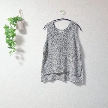 [studio CLIP] 니트 베스트(F)/면 사용 겉옷 캐주얼