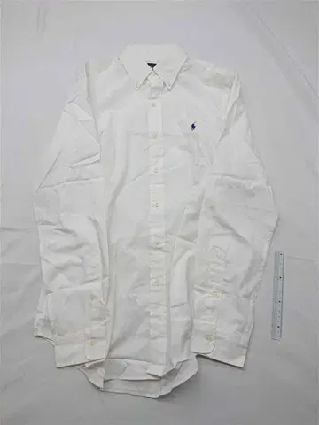 랄프 로렌 버튼 다운 셔츠 화이트 계열 남성용 S