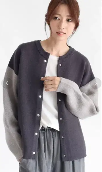 CLOVE 다크 그레이 니트 점퍼 야마다야