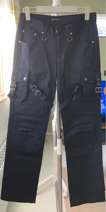 LUXSTYLE(럭스타일) 벨트 디자인 7 포켓 카고 팬츠