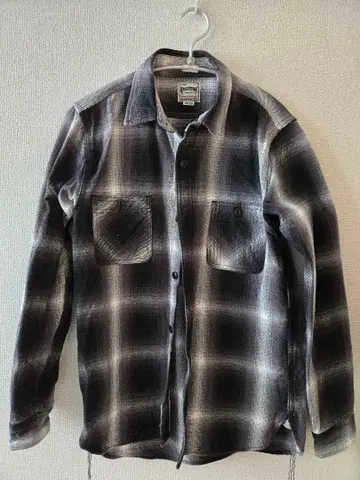 [ HOUSTON ] 휴스턴 옴브레 체크 헤비 플란넬 셔츠