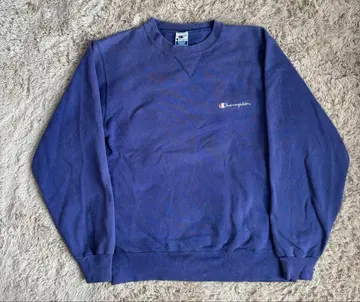 90s 챔피언 맨투맨 네이비 페이드 사용감 있음