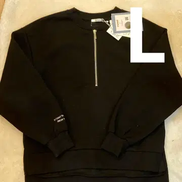 시마무라 rumi 하프 지퍼 풀오버 새상품 L 사이즈