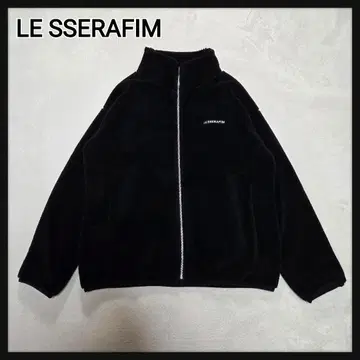 [컨디션 최상] LE SSERAFIM 플리스 자켓 POPUP CRAZY